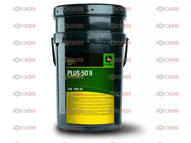 Engine oil John Deere Plus 50 II, (15W-40, E9) 20 liters