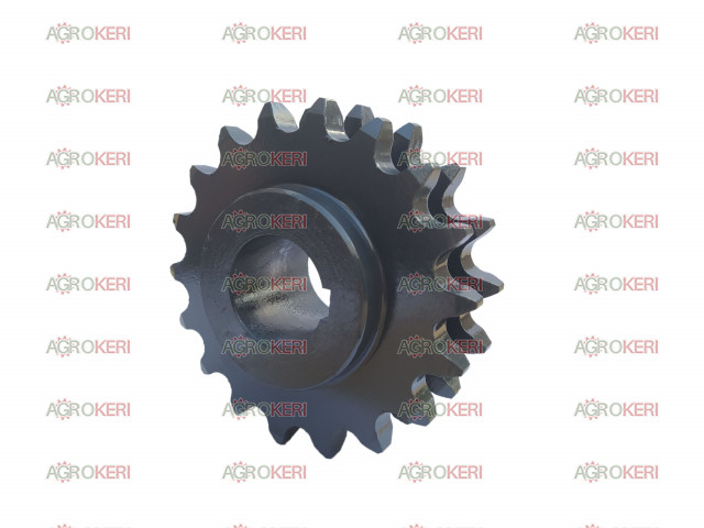 Oros lánckerék 054, 3/4 duplex Z=18 (szárzúzó alsó)