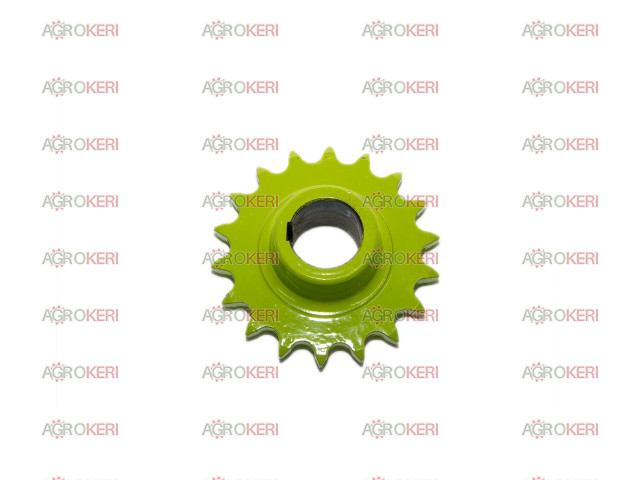 Oros lánckerék 3/4 z=18, d=35 mm (konzolcsiga hajtó)