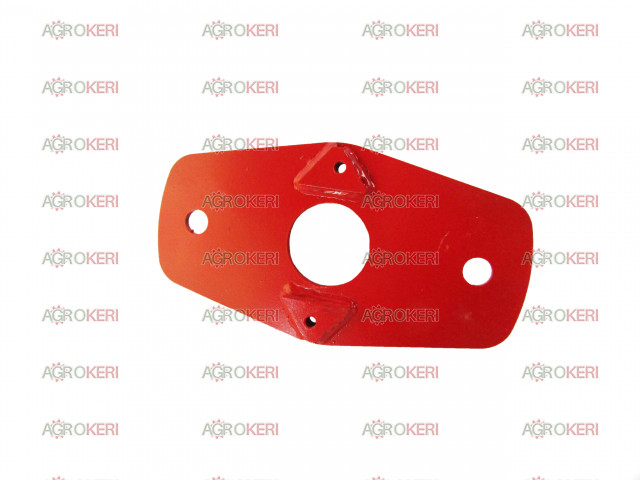 Oros stalk shredder blade holder 022 lower (welded, 2-blade)