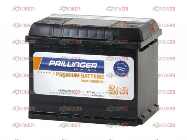 akkumulátor 12V 62Ah 540A Prémium