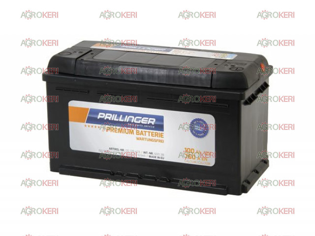 akkumulátor 12V 100Ah 760A Prémium
