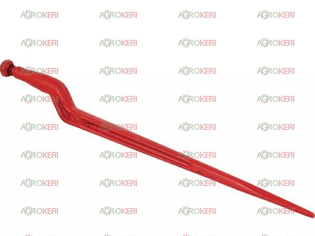 Homlokrakodó tüske, bálatüske hajlított, L=895 M22x1,5