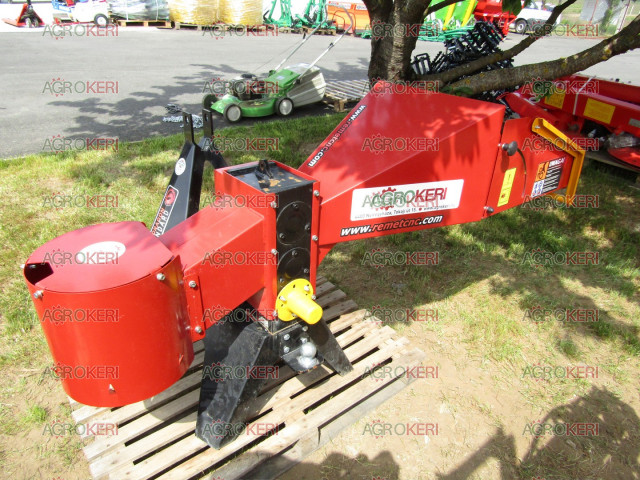 Branch chopper Remet R80-4 with knife (branch cutter, wood chipper)