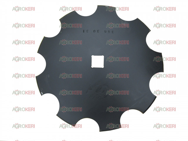 Tárcsalap 360-as csipkés, 360/3/31, AGR-Parts