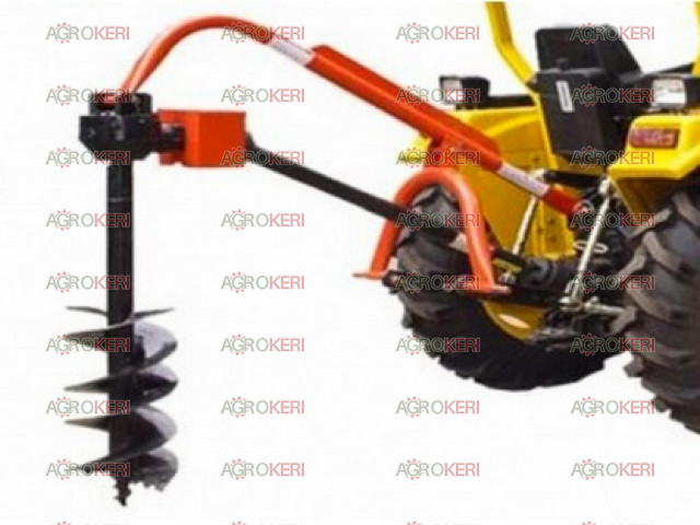 Gödörfúró, földfúró, kardántengellyel 12 (csiga átmérő 30cm) AGRIZAN