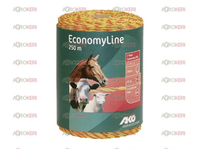 Villanypásztor vezeték, 250m EconomyLine AKO