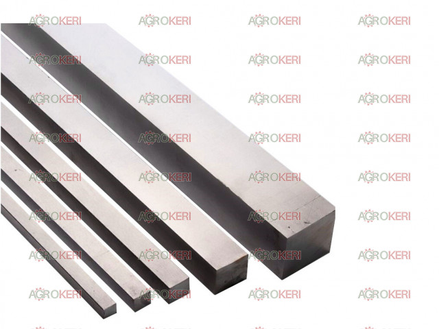 Retesz méterben, acél 6x6x1000mm