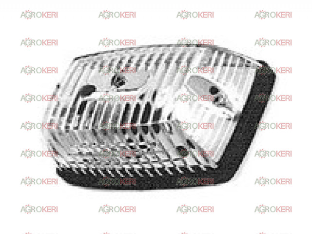 lámpa fehér, szélességjelző (6x9) LED