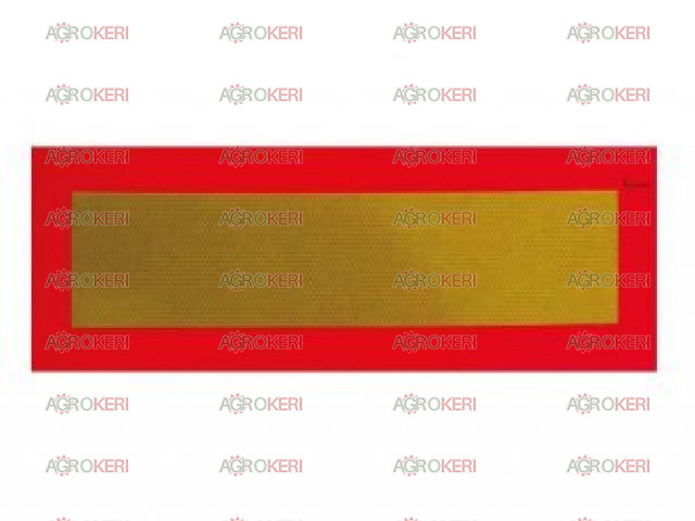 Fényvisszaverő tábla keretes, párban, 300x100mm