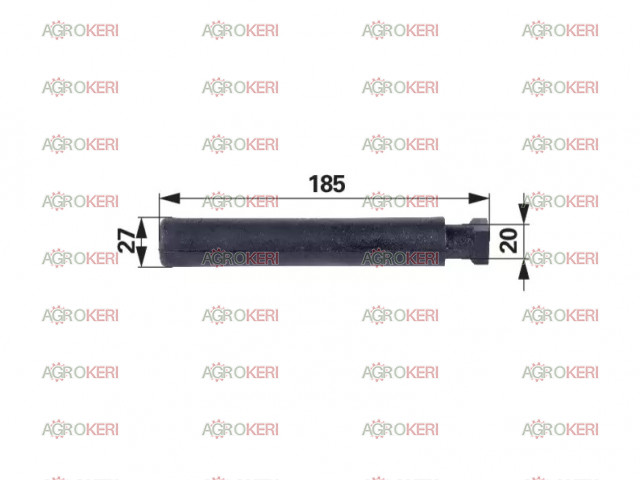 Gumiujj burgonyafelszedőhöz UFK 186 x 28 mm Grimme