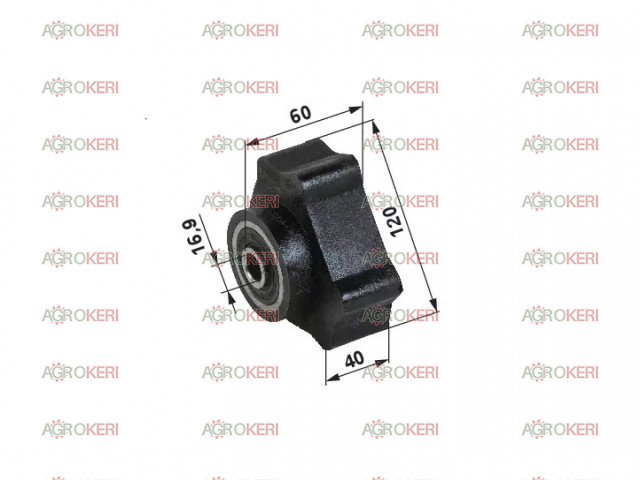 Zúzógörgő burgonyafelszedőhöz Grimme
