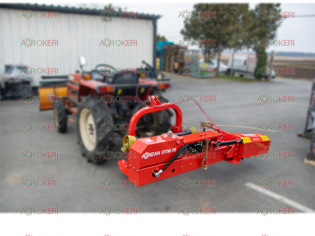 Tiller side cutter, automatic bypass, 70 cm working width (with cardan shaft) AGRIZAN