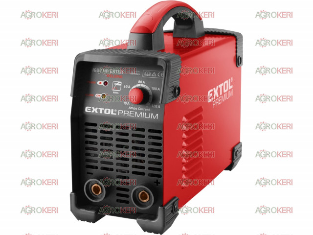 inverter hegesztő készülék, 120A, munkakábel, földelőkábel, tartozékokkal