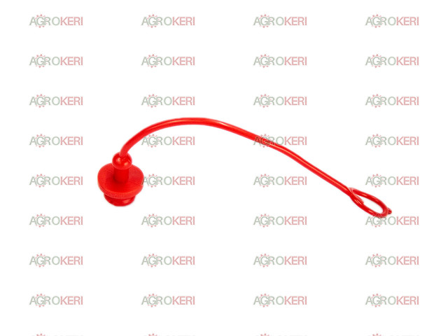 Hidraulika gyorscsatlakozó porvédő dugó (piros)