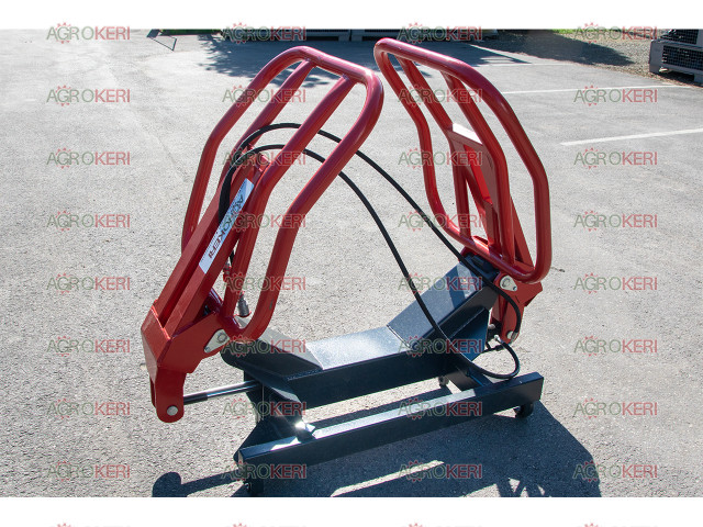 Bale gripper hydraulic for front loader