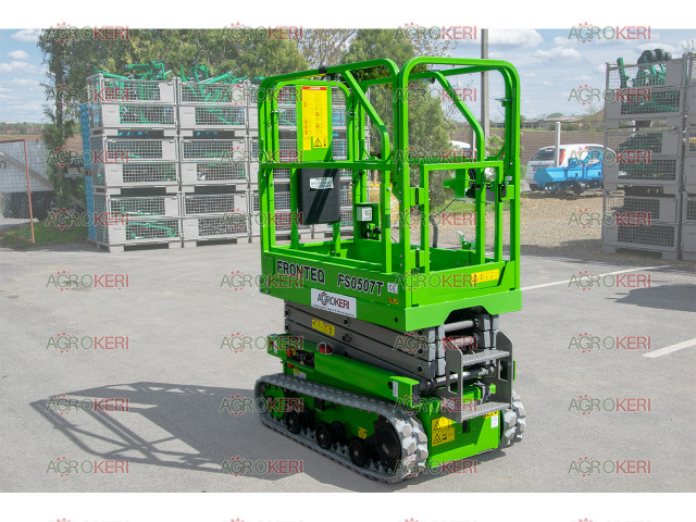 Ollós emelőgép (személyemelő)  gumihevederes FRONTEQ FS0507T