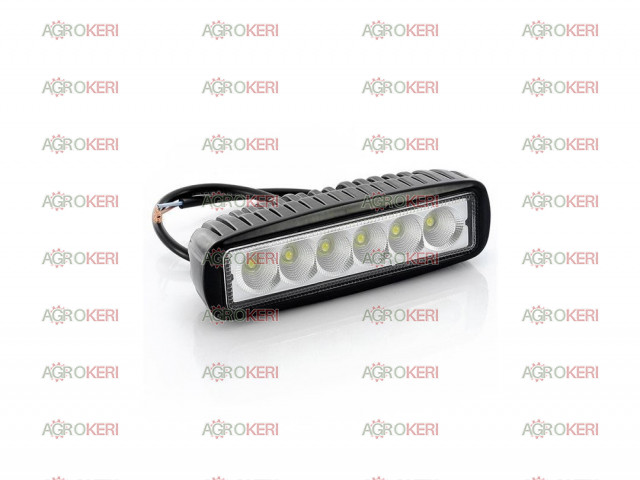 lámpa munka, 6 LED,  10-30V terítő