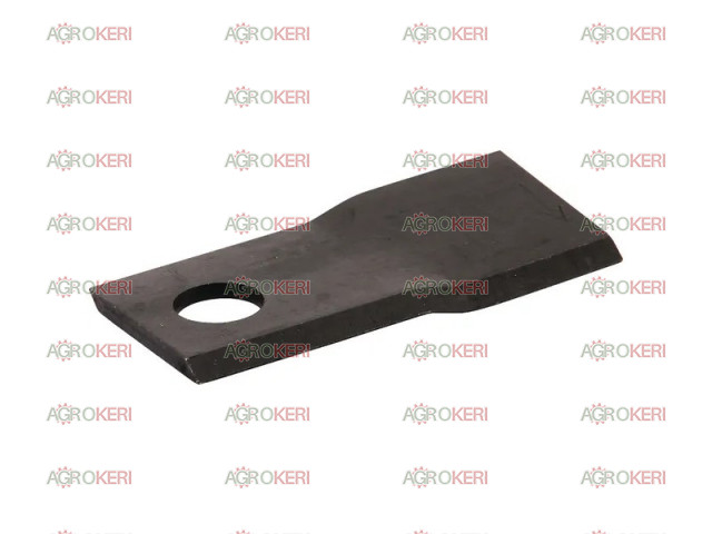Krone Mähklinge links (Rotormesser) 118x48x4 mm, Bohrung: 19 mm
