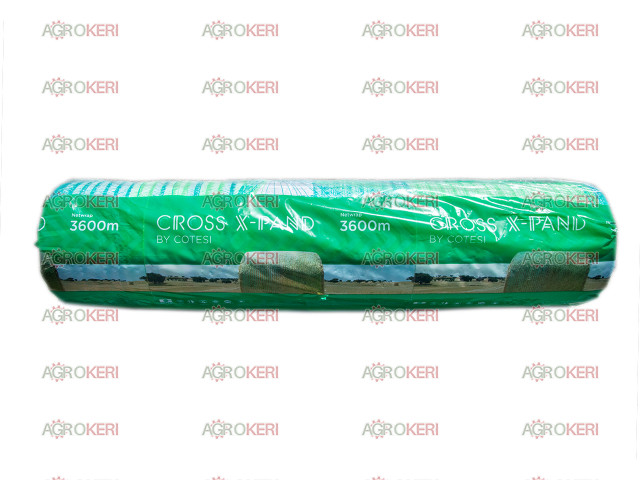 Bálaháló, kötözőháló 1,25m x 3600 m, Cotesi Cross X-Pand, Prémium