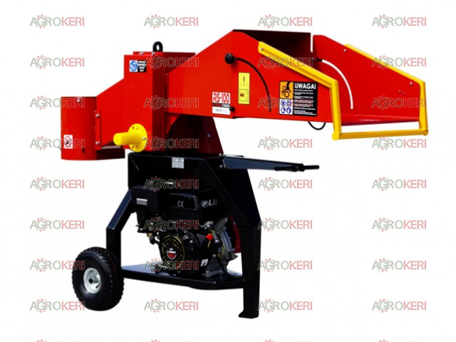 Asthäcksler Remet RS100-4 Messer, Benzinmotor 15 PS (Astschneider, Holzhäcksler)