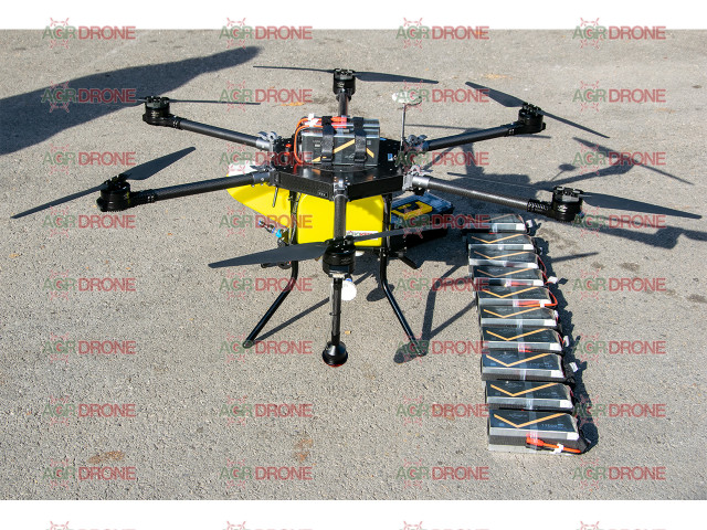 Permetező drón 10 literes - Teljes felszereltséggel, AGRDrone JT-10L-606, 300 ezer Ft ajándék EXTRA kiegészítőkkel