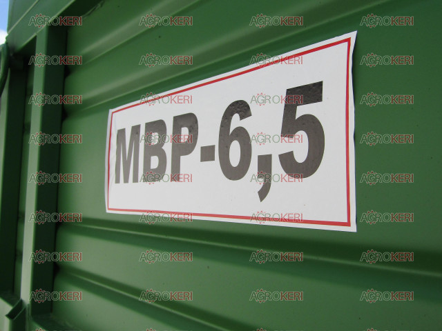 MBP-6,5 pótkocsi, oldalfal magasítóval, pótkerékkel (8,75 tonnás) ÚJ