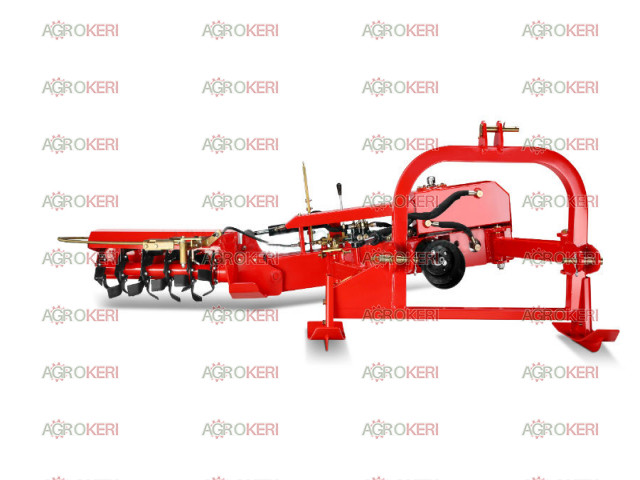Tiller side cutter, automatic detour, 80 cm working width (with cardan shaft) AGRIZAN