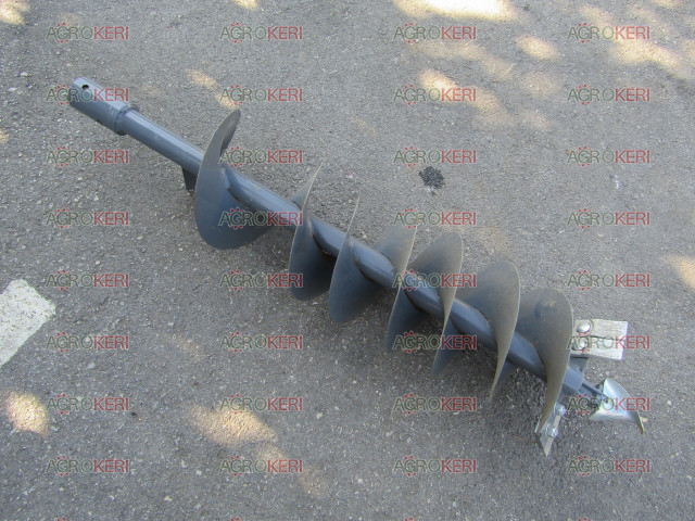 Gödörfúró, földfúró, fúrószár, 25cm -es (fúrócsiga)