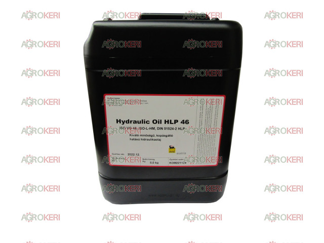 Hidraulikaolaj, AGIP / ENI, HLP46, 8kg./ 9 liter