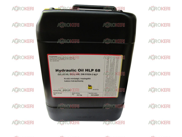 Hidraulikaolaj, AGIP / ENI, HLP68, 8kg./ 9 liter