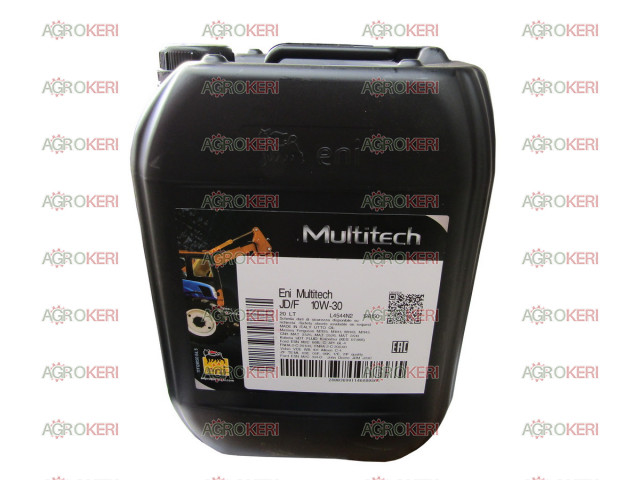 Hajtóműolaj Agip / ENI, Multitech JD/F, 80W / 10w30, 20 liter