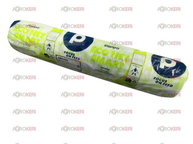 Bálaháló, kötözőháló 1,23m x 3000 m, PIIPPO ECONET SMART, Prémium