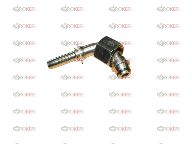Hidraulika hollanderes csőcsatlakozó, 90 fokos, M20x1,5 DN12, AGR Powerflex