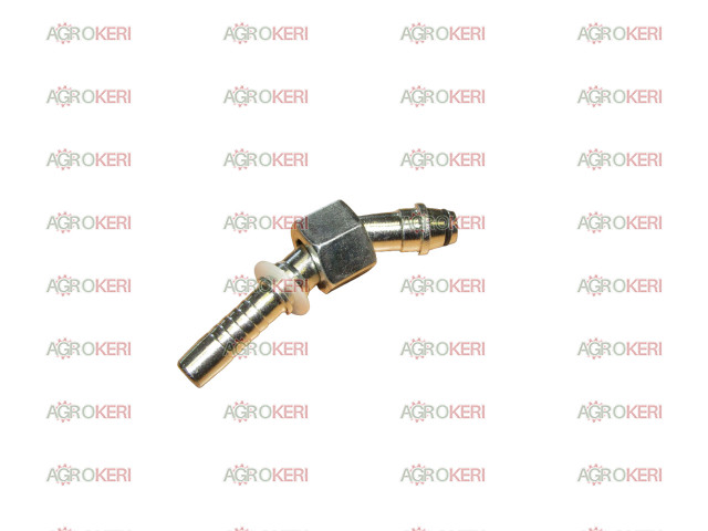 Hidraulika hollanderes csőcsatlakozó, 45 fokos, M18x1,5 DN10, AGR Powerflex