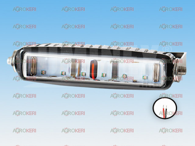 Targonca biztonsági lámpa LED piros, 10-80V, 660 LUMEN