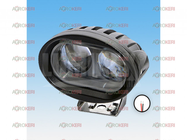 Targonca biztonsági lámpa LED kék, 10-80V, 8000 LUMEN