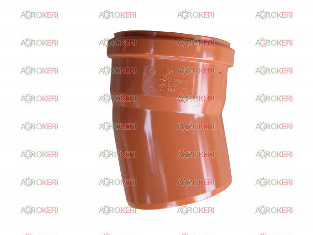 PVC csőidom 125/15 