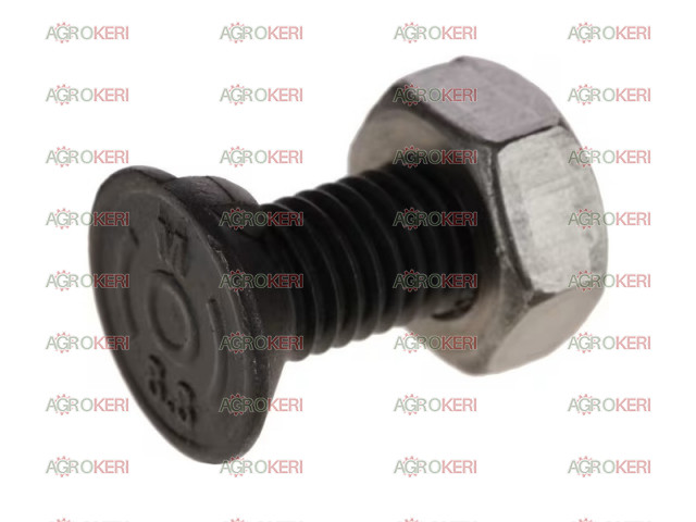 Ekevas csavar anyával, M10x25, Egy orros DIN 604, 8.8