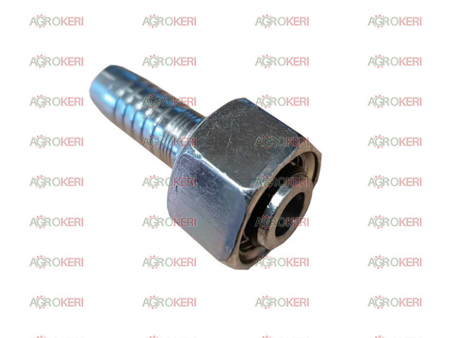 Hidraulika hollanderes csőcsatlakozó, egyenes, DKOL M22x1,5 DN12,15L