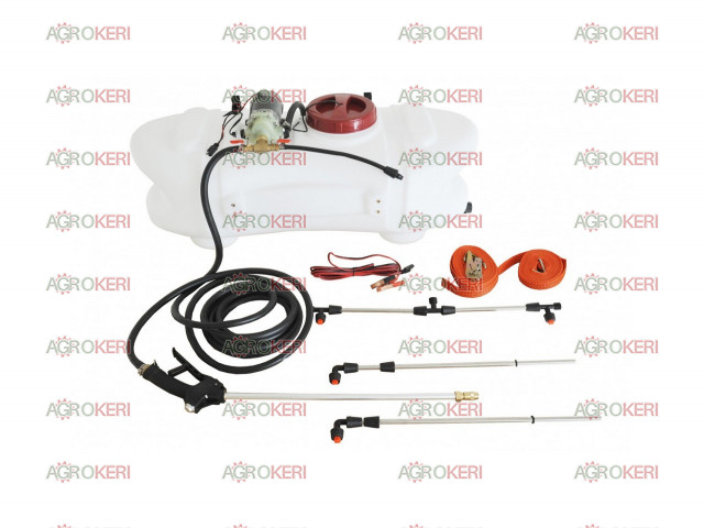 Permetező 60 literes, 12v elektromos szivattyúval, szett, ATV
