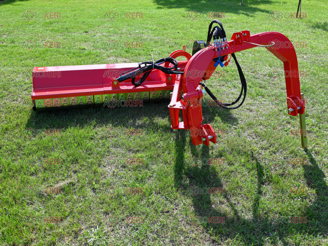 Szárzúzó / Mulcsozó / Rézsűvágó, 220 cm-es, AGRIZAN, Erősített, (kalapácsos, Kardántengellyel)