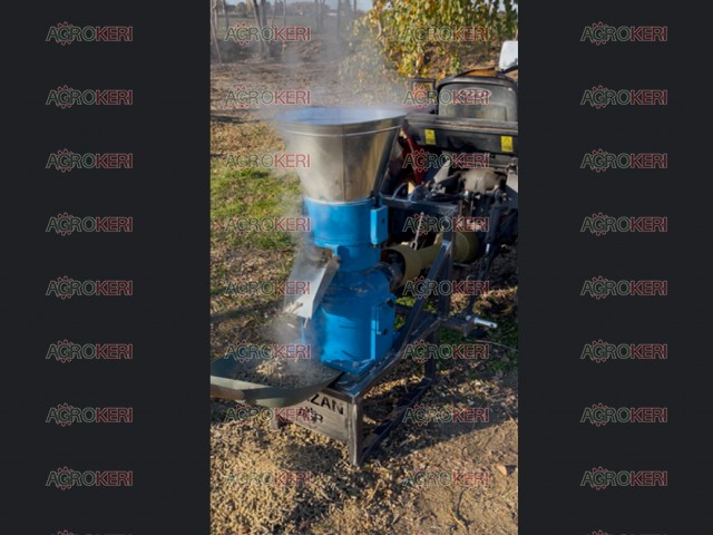 Pelletáló gép AGRIZAN M230A (takarmány pelletáló prés) traktor hajtású, kardántengellyel 