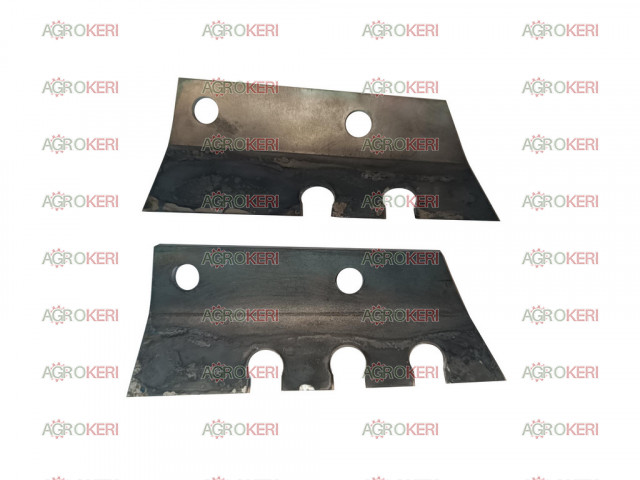 Earth auger, ground drill, cutting edge - blade pair (medium) 17 cm