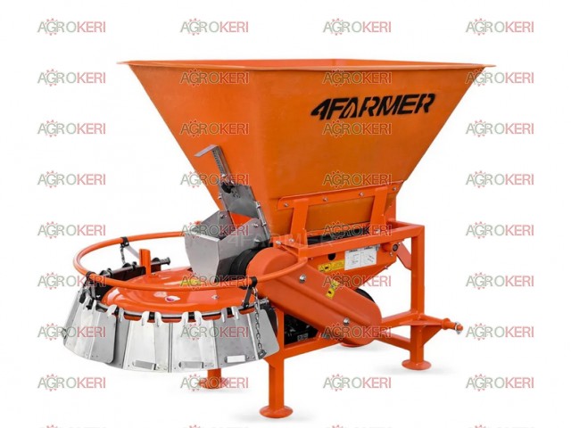 Műtrágyaszóró kommunális 320 literes Motyl M320 4Farmer (állítható szóráskép)