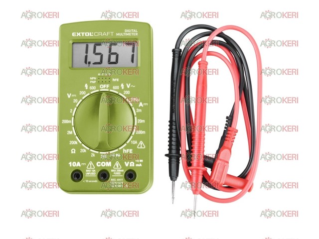 Digitális multiméter, Amper, Volt, Ohm méréssel, hang jelzéssel
