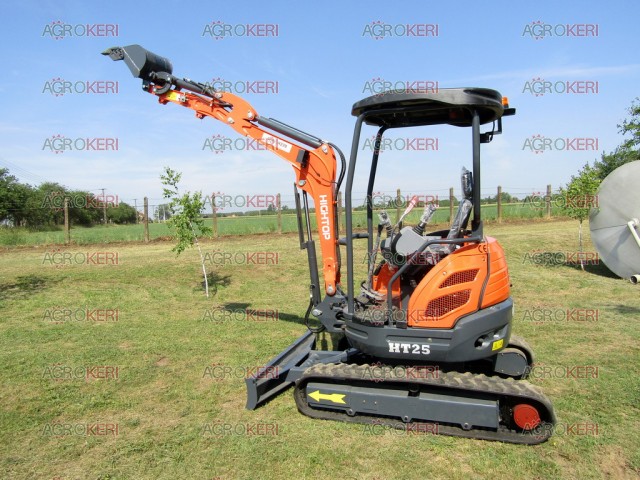 Crawler minikotró, HT-25, Kubota motorral (árokásó, markológép)