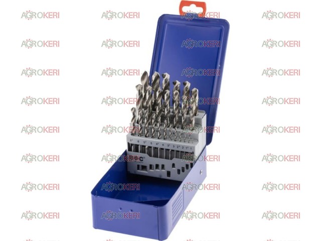 Metal Drill Bit Set, 1-13 mm, 25-piece