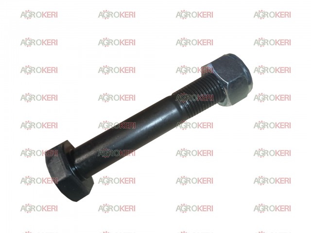 screw M16x85 fitted with partial thread, for stem crushing hammer, 10.9 + self-locking nut