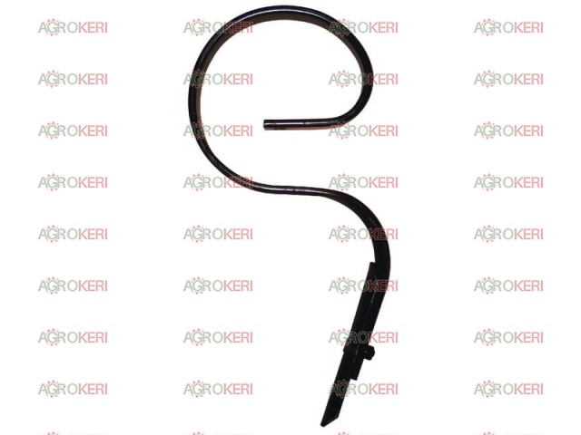 Spring tine with spear point, straight shank 32x10x525 mm